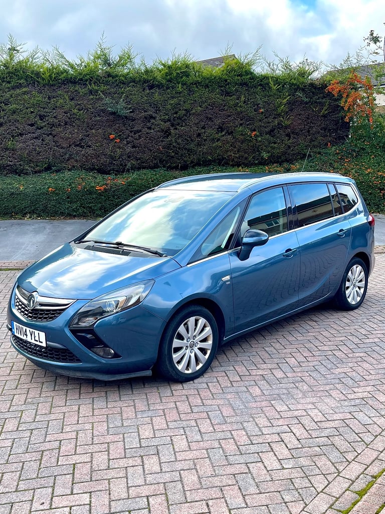2014 VAUXHALL ZAFIRA TOURER SE CDTI 2.0 DIESEL 7 SEATER MPV BLUE