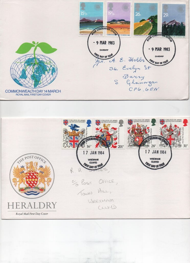 120 Wales first day covers