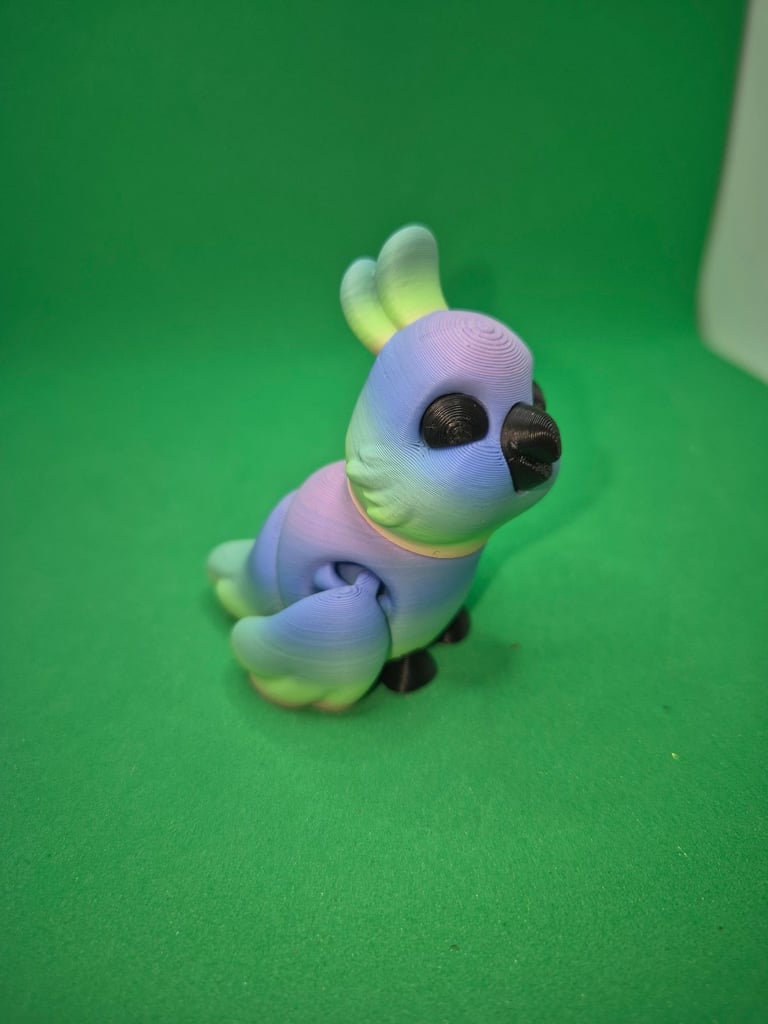 Fidget cockatoo 