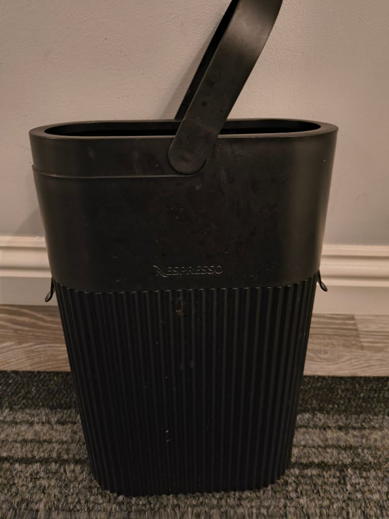 Black NESPRESSO Coffee Pod Recycling/Storage Bin