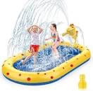 Aoluxlm inflatable sprinkler paddling pool