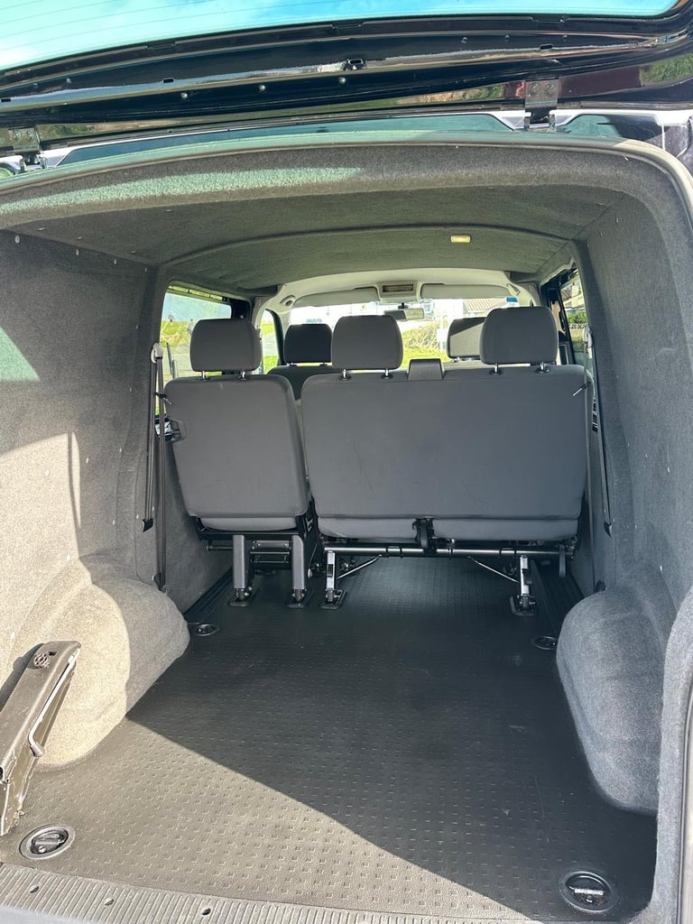 Black VW Transporter T5 Volkswagen, TRANSPORTER, Window Van, 2015, Manual, 1968 (cc)