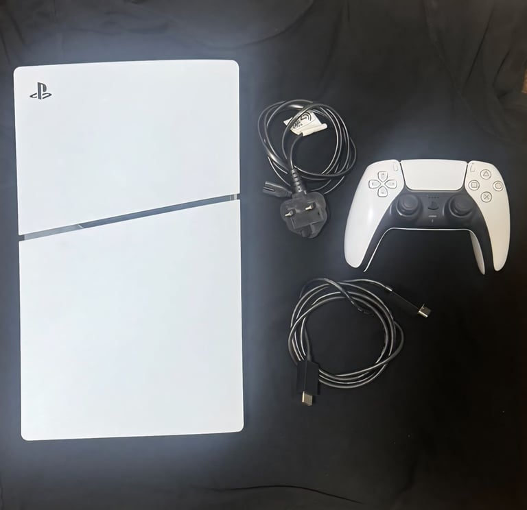 image for Sony PlayStation PS5 Slim 1Tb Digital Edition with orginal DualSense controller