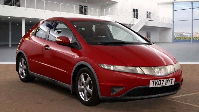image for 2007 07 Honda Civic 1.8 i-VTEC SE, 5 Door, Petrol, Manual, Metallic Red