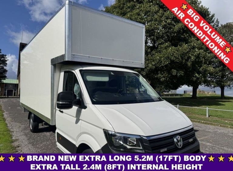 2022 Volkswagen Crafter 2.0Tdi 3.5t. LWB New Extra Long 5.2m (17ft) Luton, Euro 6 140Bhp Luton Va...