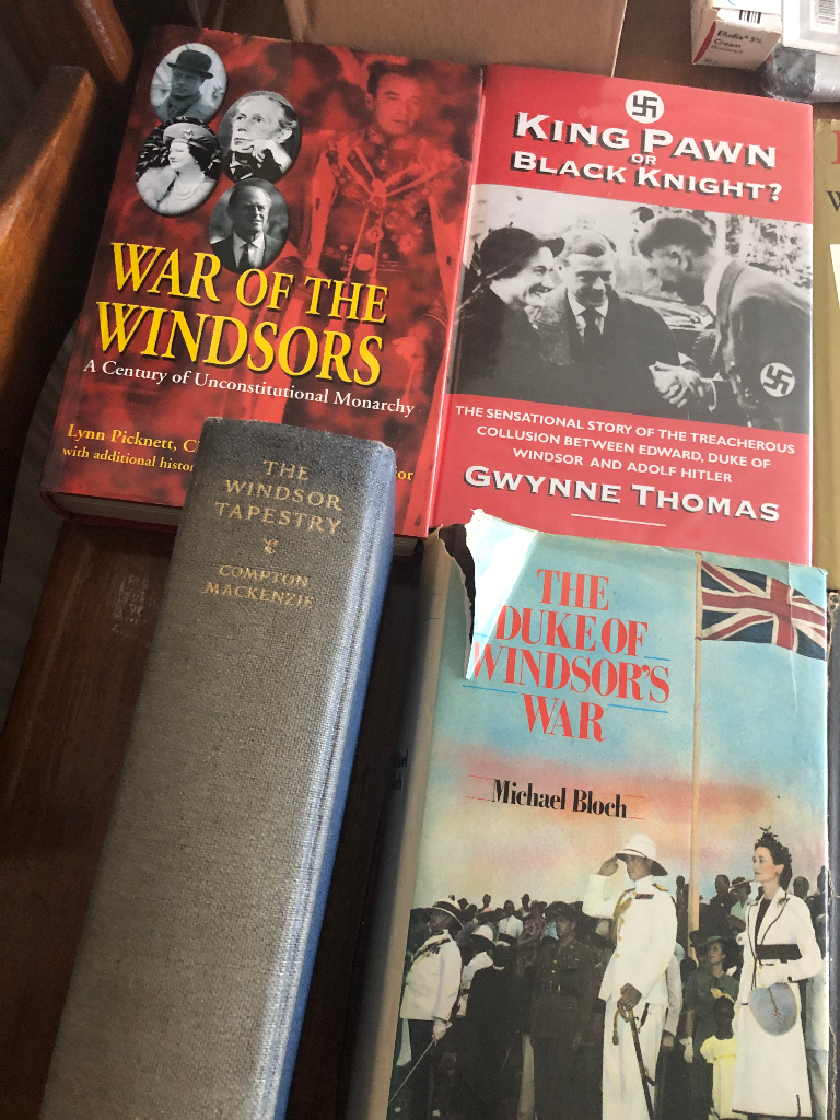 no offers 13 HARDBACK BOOK ON THE WINDSORS ROYAL FAMILY excellent condition see photos for titles