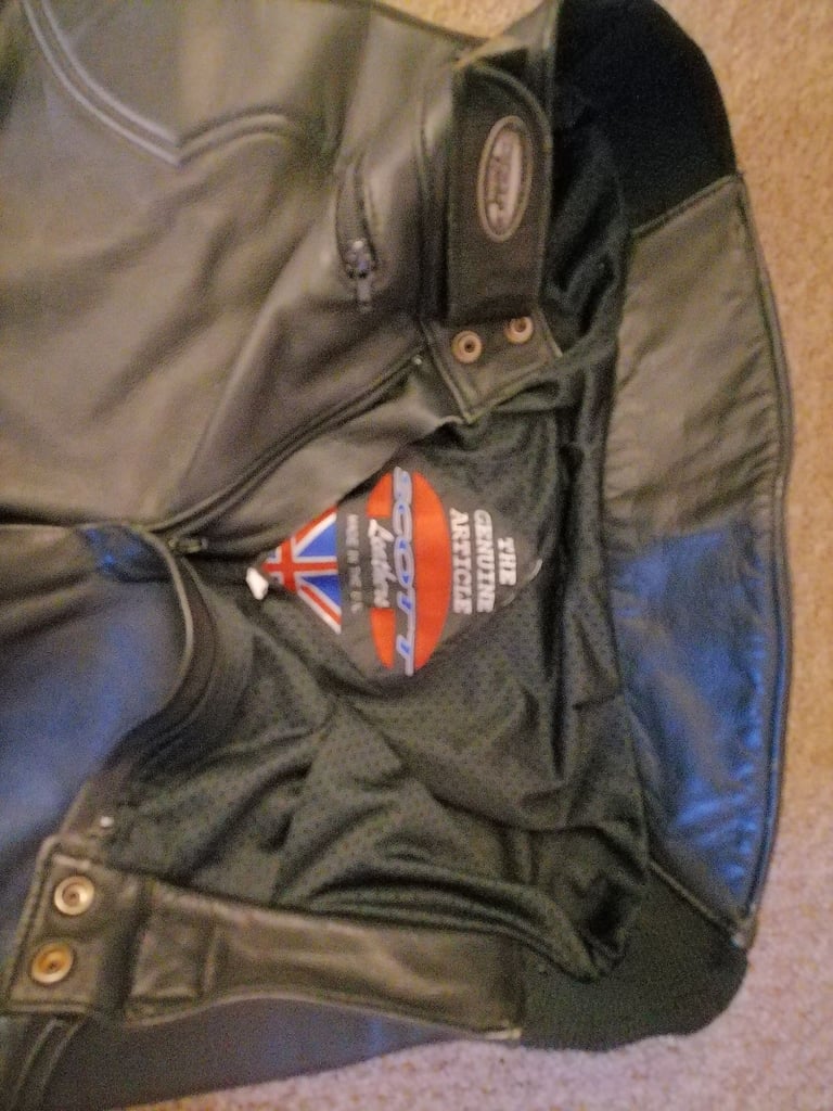 Motorcycle leather jeans 