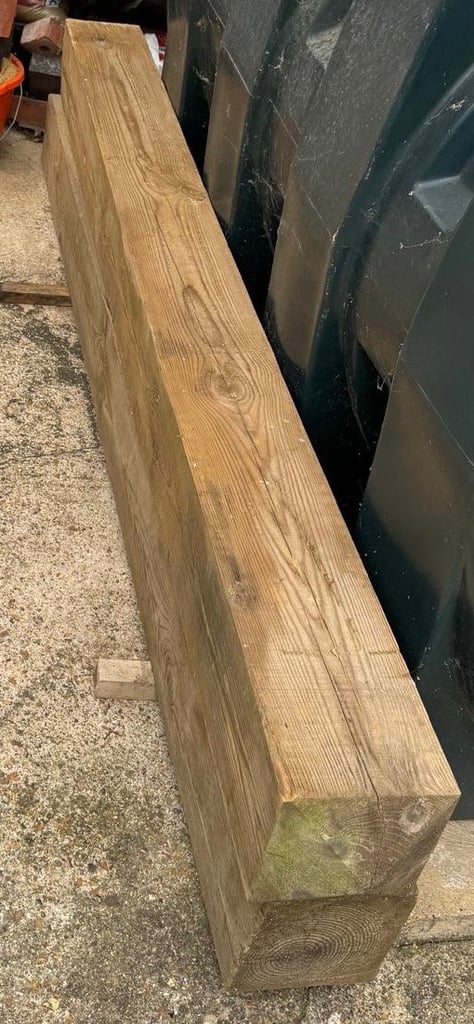2x treated gate posts