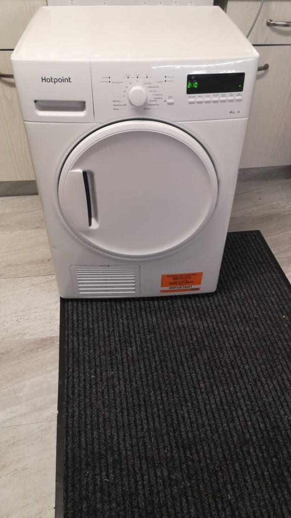Hotpoint 8kg condenser dryer 