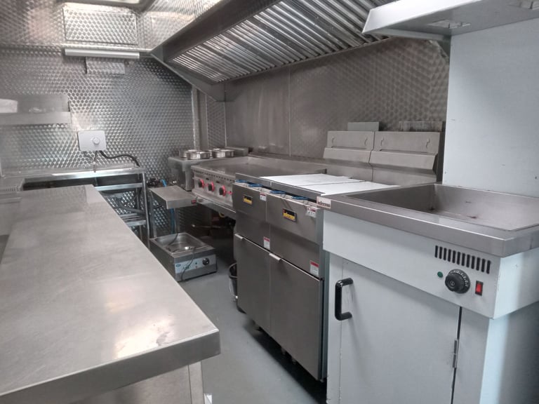 Catering trailers burger van mobile kitchen food container equipment 