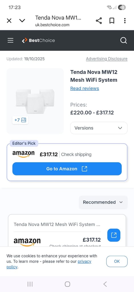 Tenda N300 wifi router & AC2100 Tri-band whole home mesh wifi system