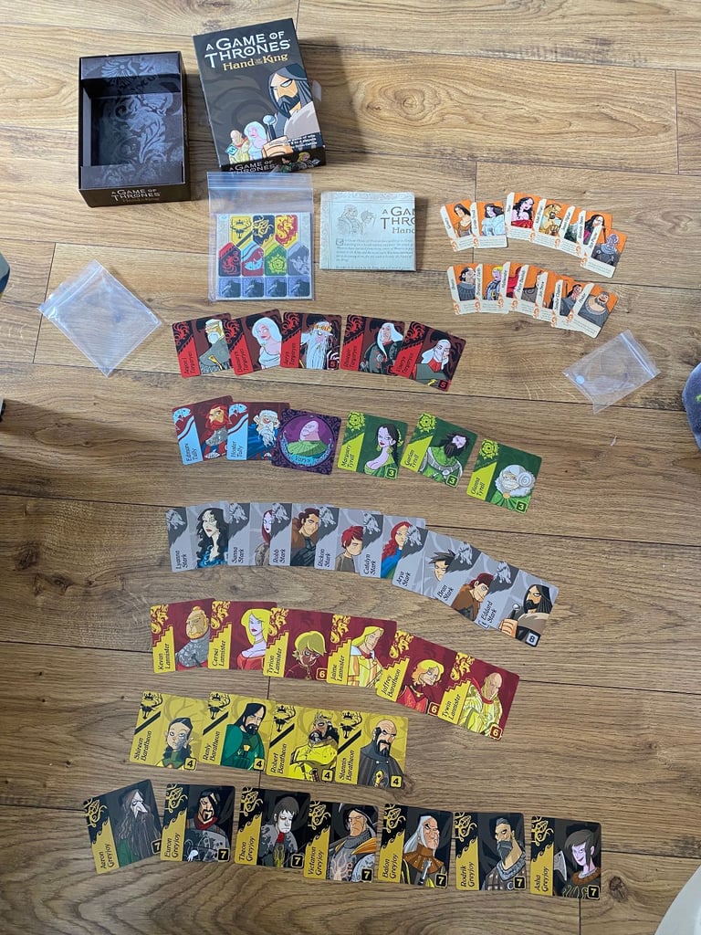 A GAME OF THRONES : HAND OF THE KING CARD GAME (2016), Fantasy Flight Games, OPENED NEVER PLAYED