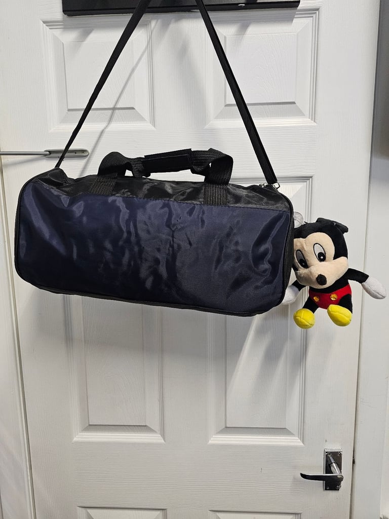 New BLUE + BLACK Ryanair Light Holdall Travel Cabin Gym Duffle Bag Under Seat Carry On Approved Size