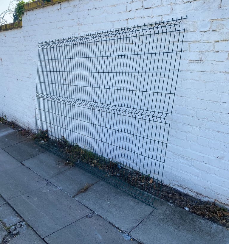 image for Galvanised Green Mesh Fencing Panels 3m(L) x 2m(H)