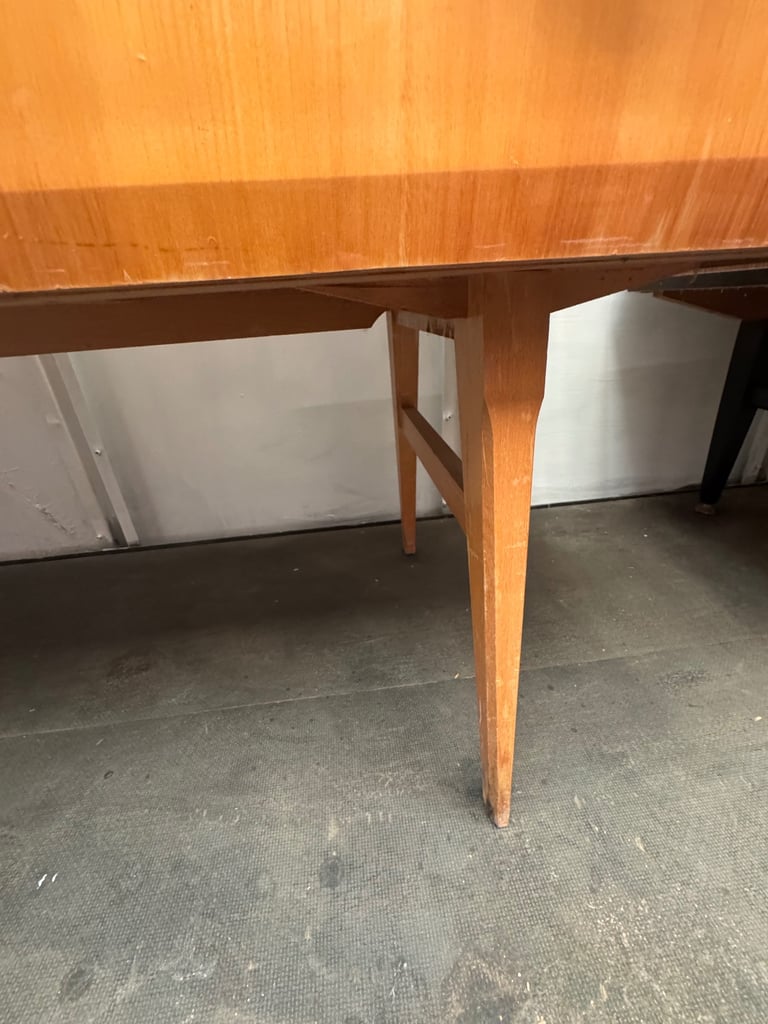 Mid Century Sideboard Credenza By Meredew Dressing Table Pin Legs Retro Chic