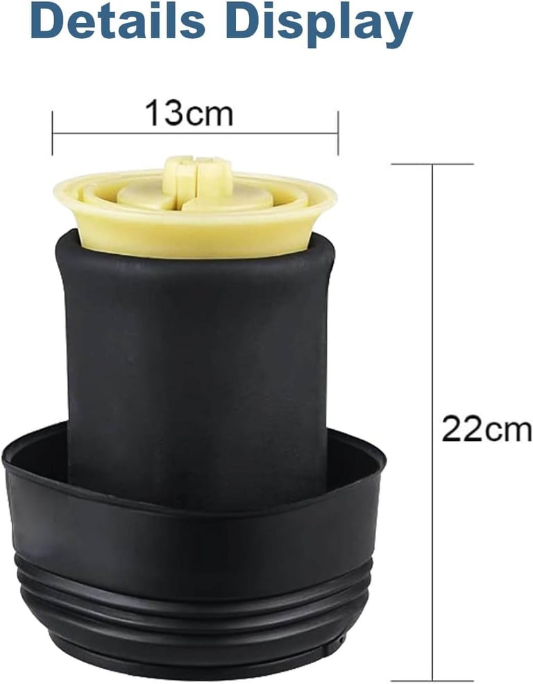 BMW Rear Air Spring Bag Air Suspension Repair Kit (2 pcs) for BMW X5 F15 X6 F16 2015-2018 (New)