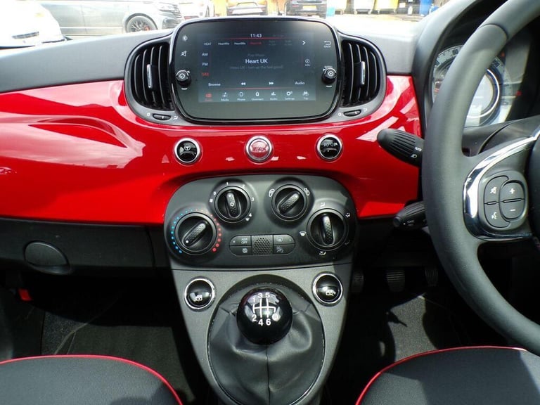 2022 Fiat 500 1.0 70hp Mild Hybrid (red) HATCHBACK Petrol Manual