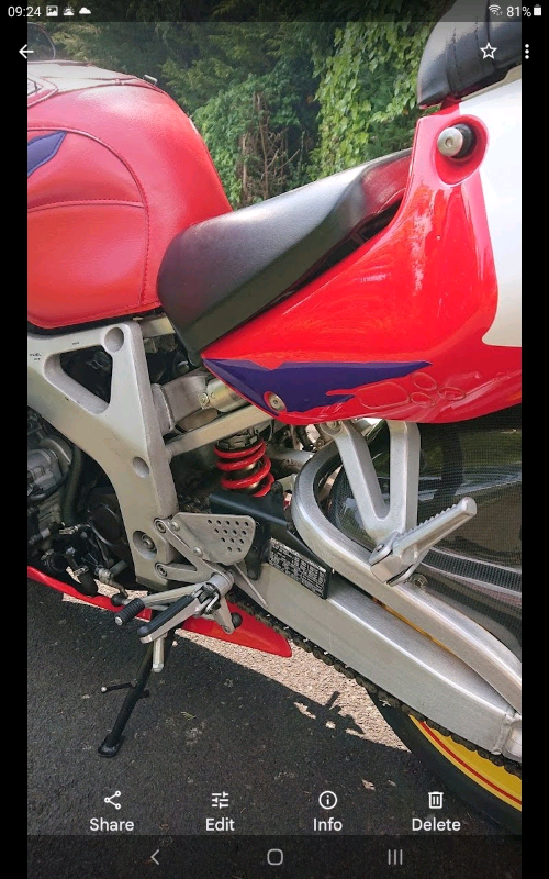 Immaculate 918cc Fireblade RRW