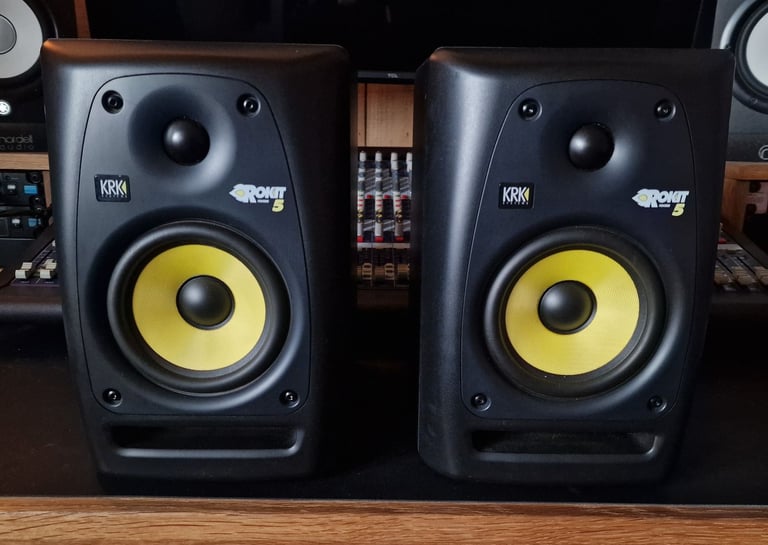 image for KRK Rokit 5 RPG2 Studio Monitor Speakers Pair + Speaker Stands