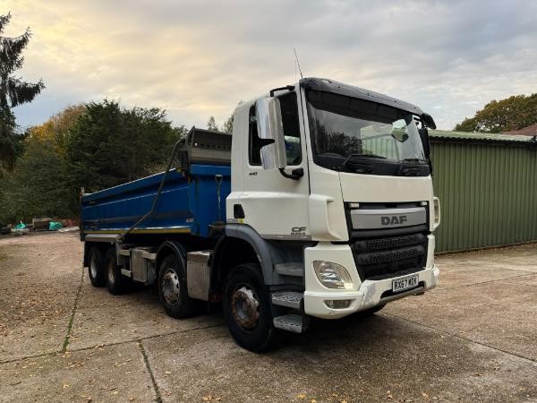 Daf CF440 Steel Body Tipper 8x4, Easy Sheet 
