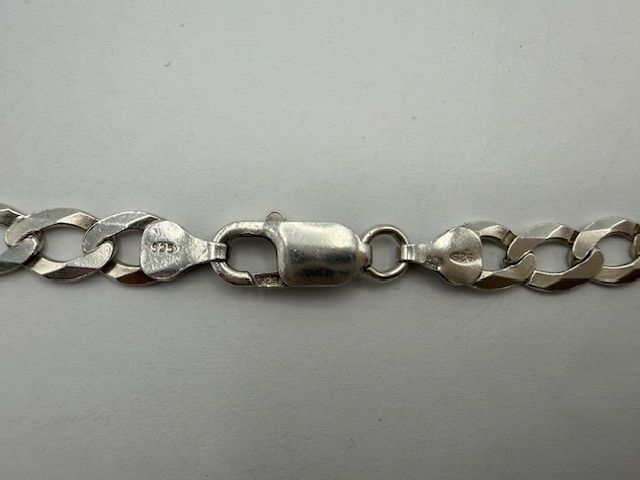 20" Sterling Silver Curb Chain Necklace