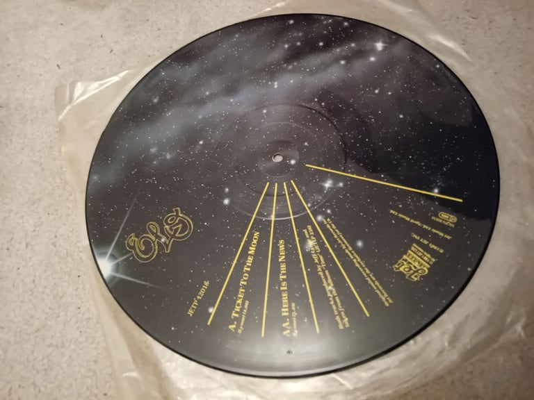 E.L.O ticket to the moon picture disc 12"