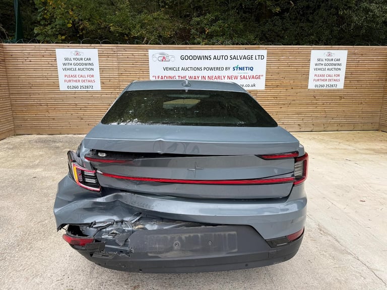 2023 73 POLESTAR 2 BASE EV RWD ELETRIC DIRECT DAMAGED REPAIRABLE SALVAGE 