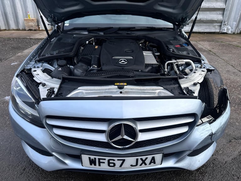 2018 67 REG MERCEDES C CLASS C200 2.0 PETROL DAMAGED REPAIRABLE SALVAGE