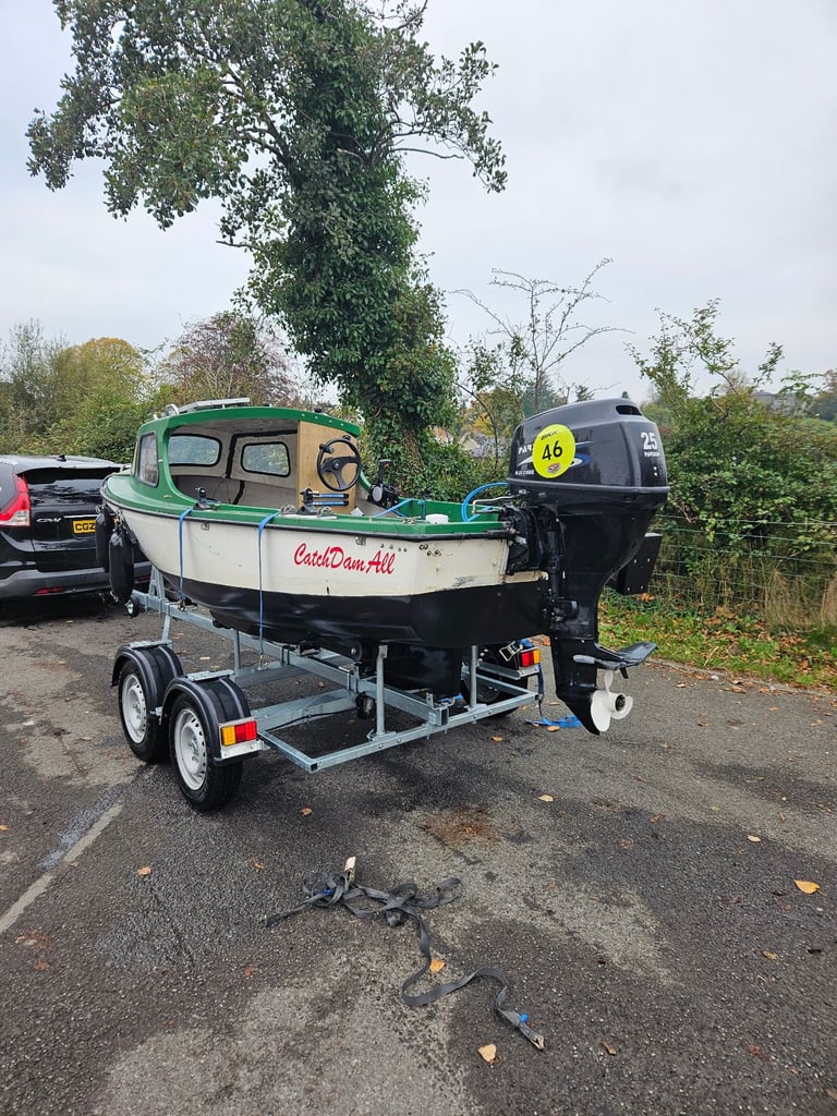 15ft fiberglass boat 