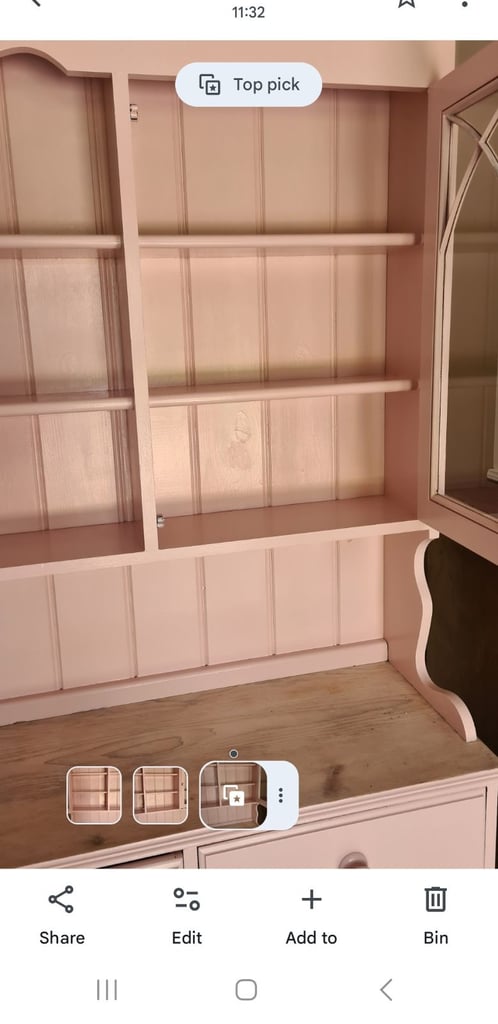 image for Pitch pine kitchen dresser 