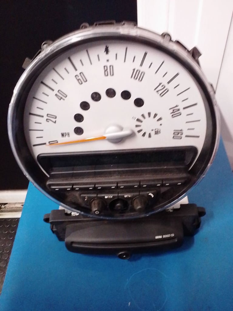 image for BMW mini clocks and cd player