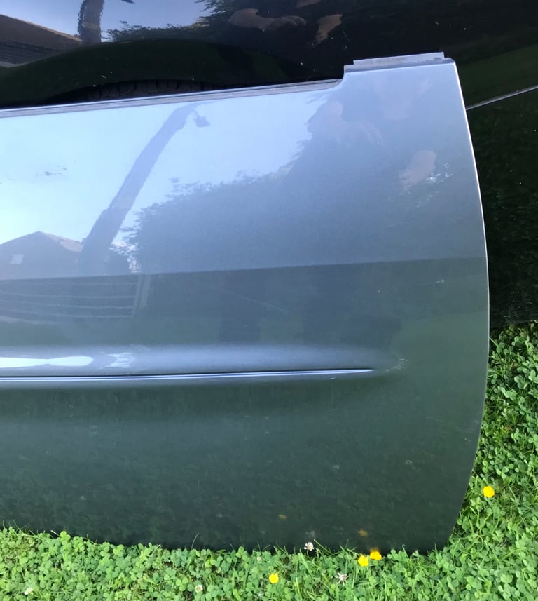 Smart Fortwo 450 RH / Drivers door panel - grey metallic - from a '55' reg car