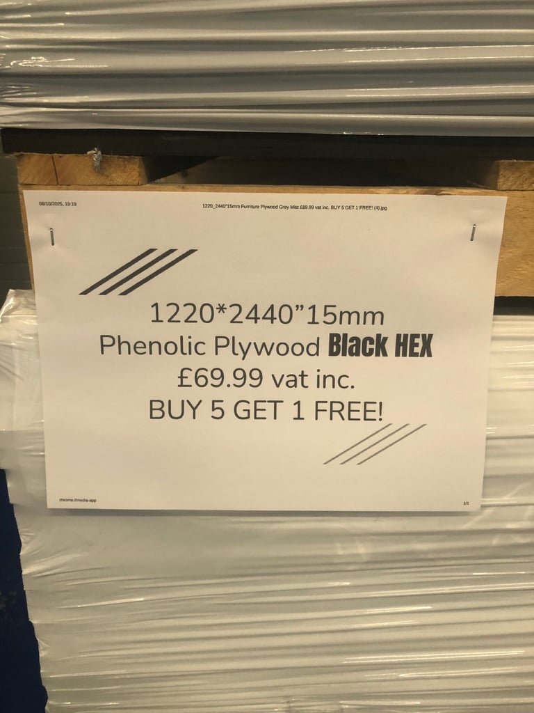 Trailer/Buffalo Plywood Board 2440mmx1220mm