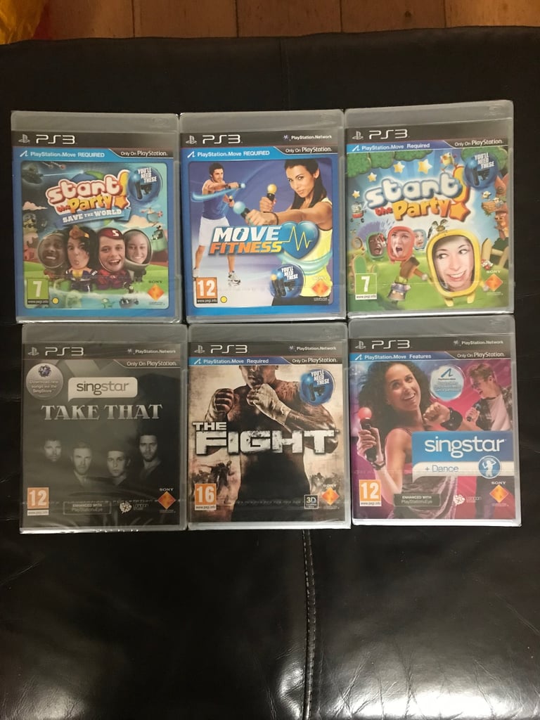Brand new and factory sealed ps3 games Sony PlayStation 3 game singstar move fitness party
