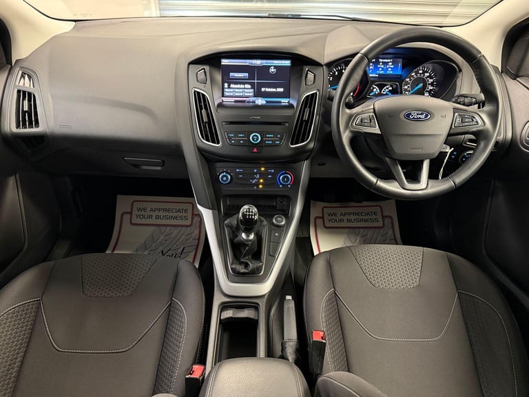 FORD FOCUS 1.0 T EcoBoost Zetec Blue Manual Petrol WARRANTY 12 MONTHS MOT