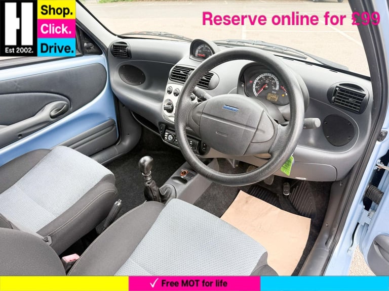 2003 Fiat Seicento 1.1 Sporting 3dr HATCHBACK Petrol Manual