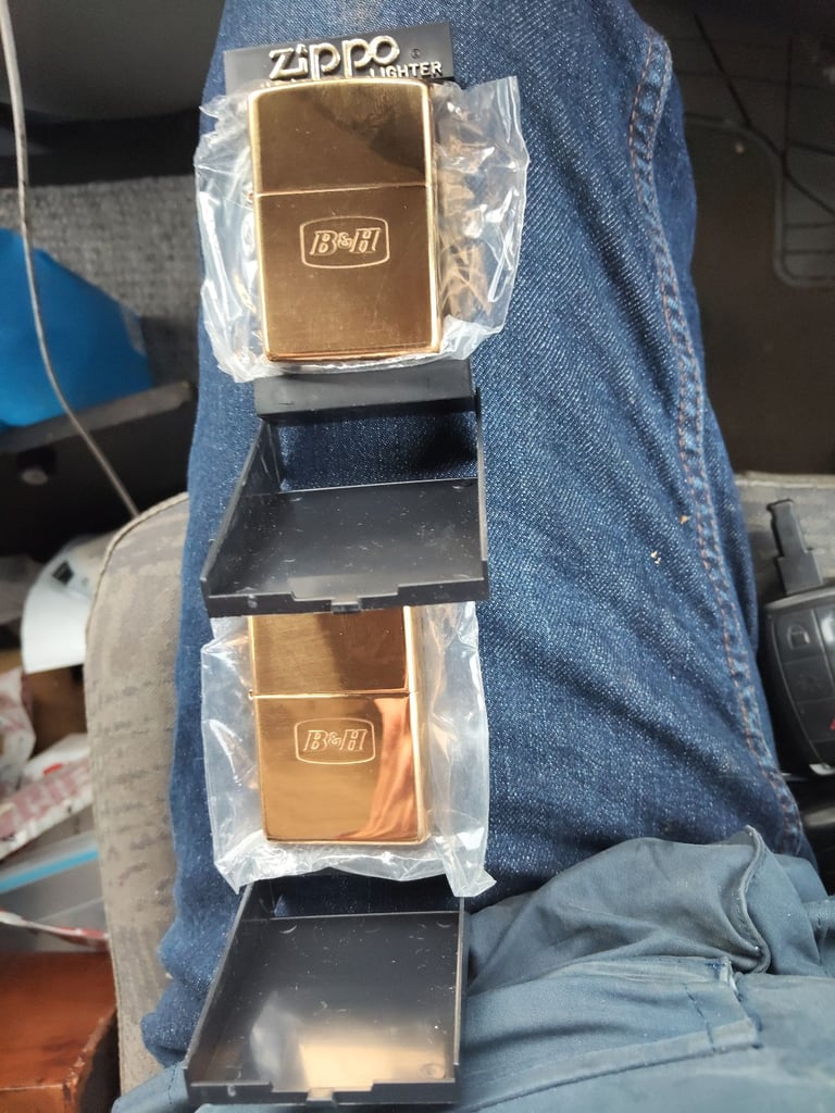 image for Benson and hedges gold coloured zippo lighters 