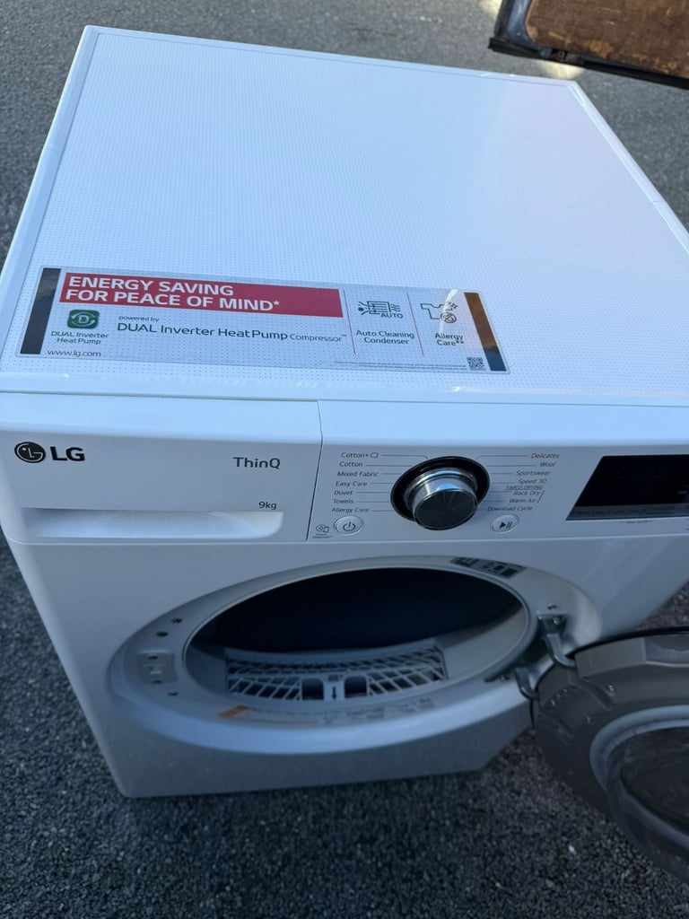 9kg heatpump dryer for £125