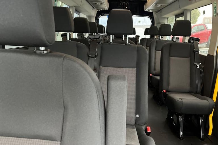 2025 Ford Transit 460 Leader L4 H3 ELWB High Roof 17 Seat Minibus RWD 2.0 EcoBlue 165ps, PRIV Min...