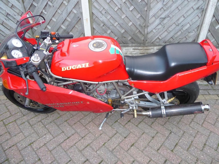 DUCATI 900 SS L REG FLAT SLIDE CARBS DYNA COILS CARBON CANS K-N PRO 100 LEADS