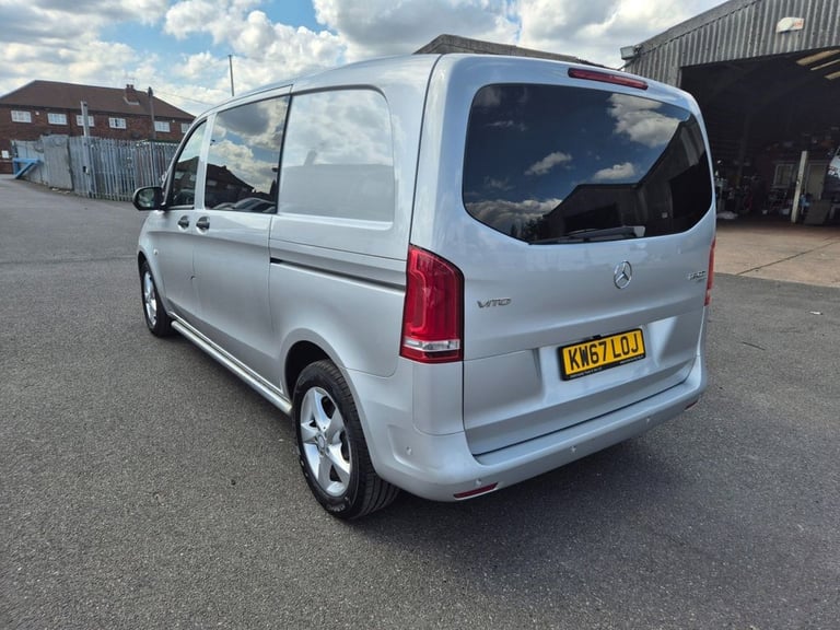 2018 67 MERCEDES-BENZ VITO 2.1 116 CDI BLUETEC SPORT CREW VAN DOUBLE CAB 5DR DIE