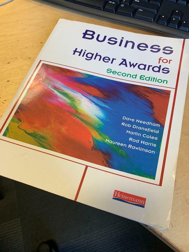 Business and higher awards study book