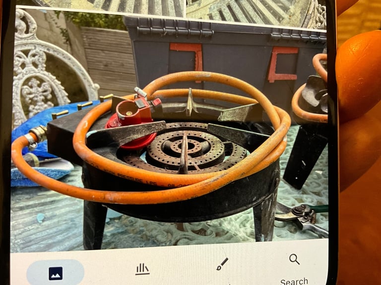 Single ring gas burner 