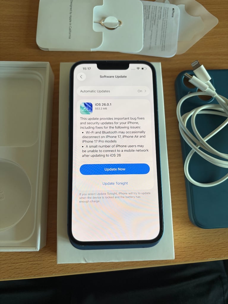 Apple iPhone 13 – 128GB – Blue – Unlocked – Good Condition