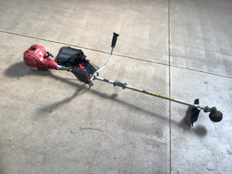 Einhell 25cc petrol Strimmer in excellent condition New line bump stop Guard and Harness