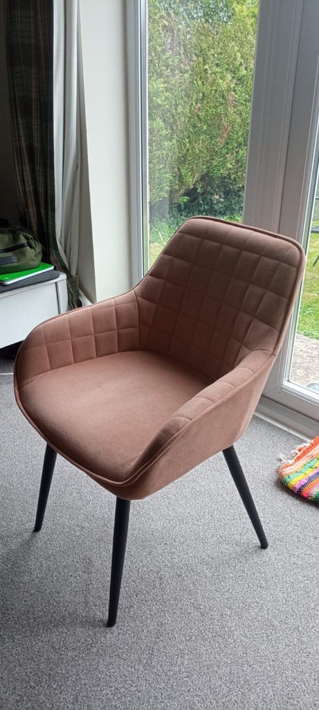 image for Suede comfortable chair