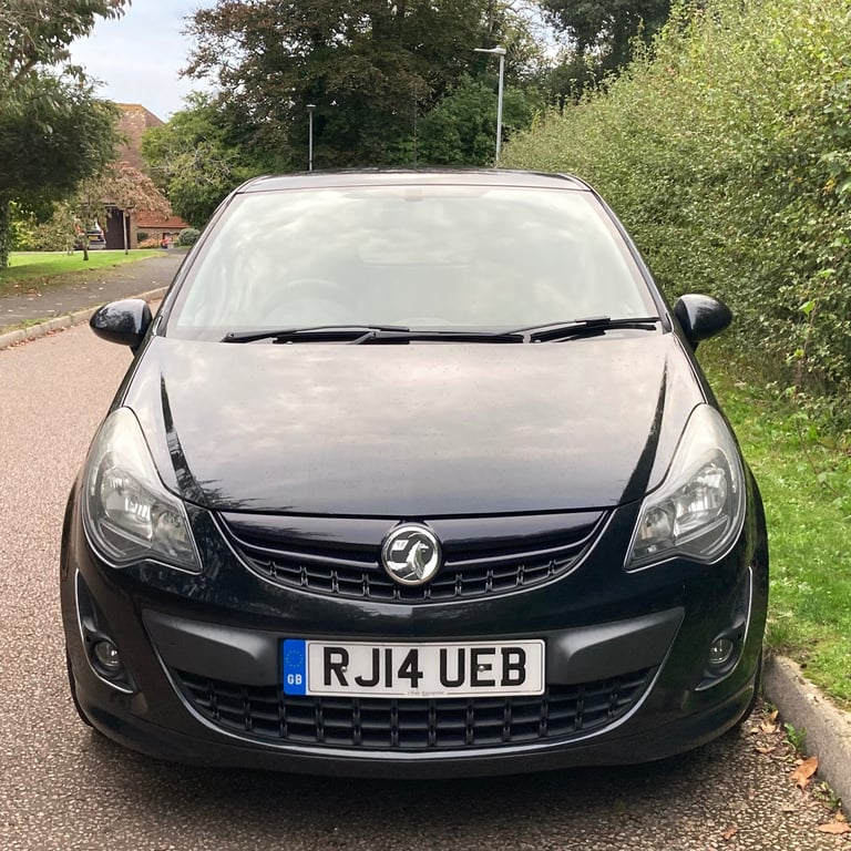 2014 VAUXHALL CORSA BLACK EDITION - ULEZ FREE - 62 MPG - ONE OWNER - FULL HISTORY