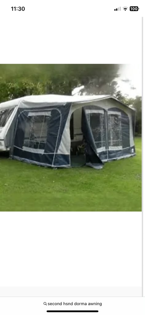Caravan awning 