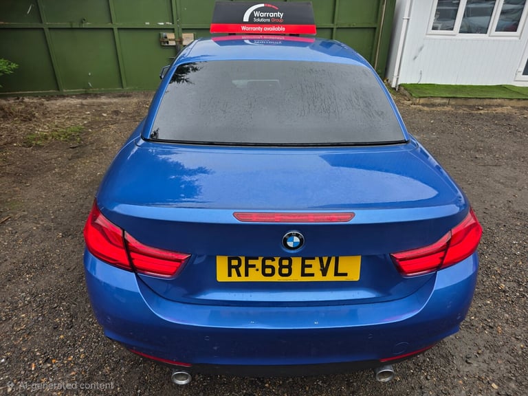 2018 BMW 4 Series 440i M Sport 2dr Auto [Professional Media] CONVERTIBLE Petrol Automatic