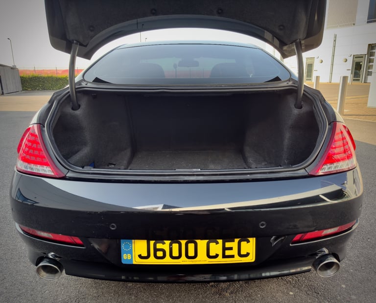 2008 BMW 6 SERIES COUPE 635 DIESEL TWIN-TURBO NEW MOT FULL SERVICE HISTORY SAPHIRE BLACK